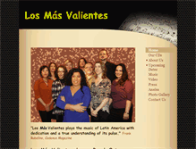 Tablet Screenshot of losmasvalientes.com